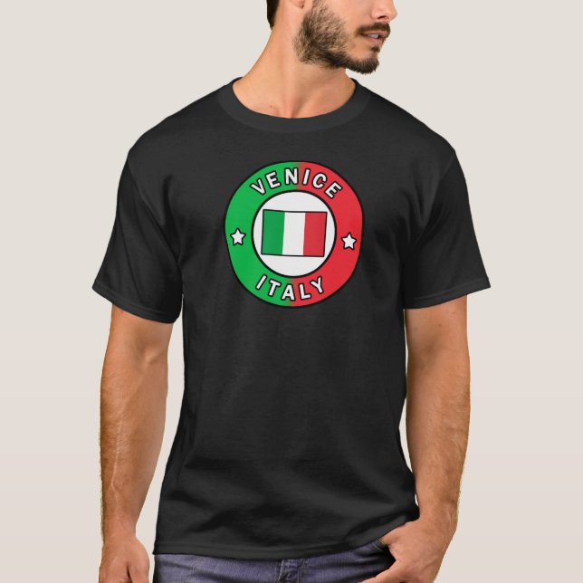 Venedig Italien T Shirt (Framsida)