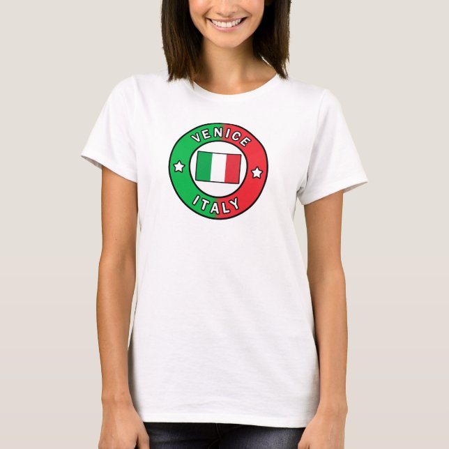 Venedig Italien T Shirt (Framsida)