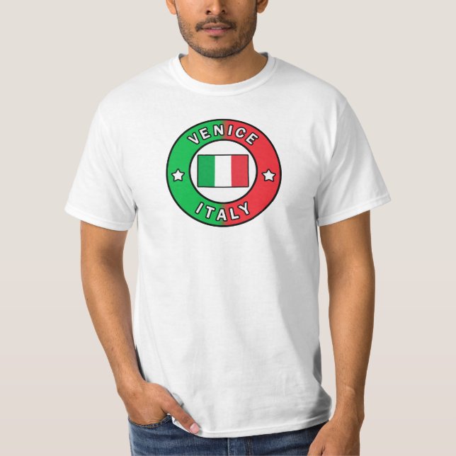 Venedig Italien T Shirt (Framsida)
