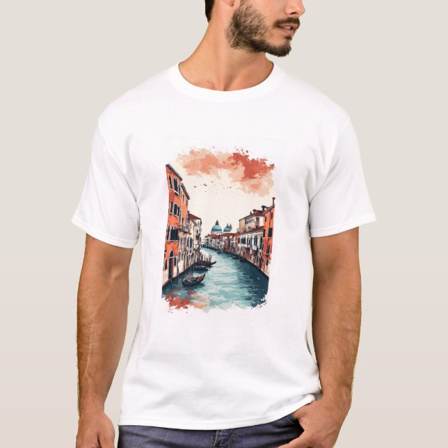 Venedig, Italien  T Shirt (Framsida)