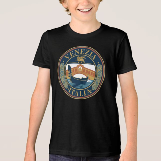 Venedig Italien T Shirt (Framsida)