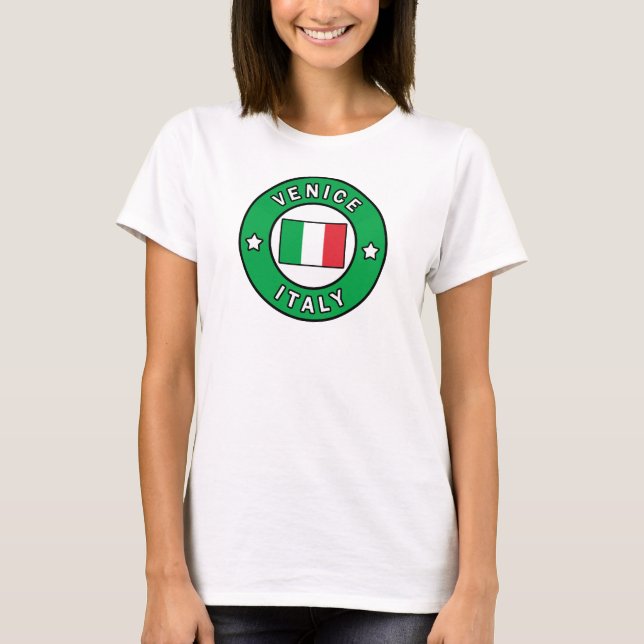 Venedig Italien T Shirt (Framsida)