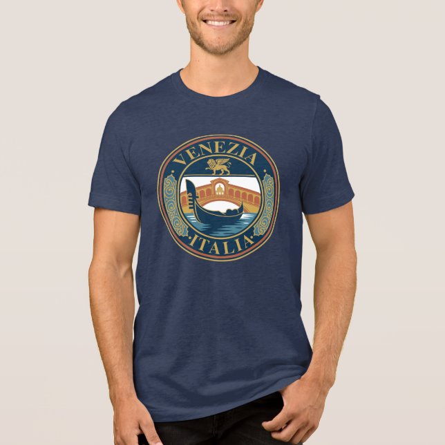 Venedig Italien T Shirt (Framsida)