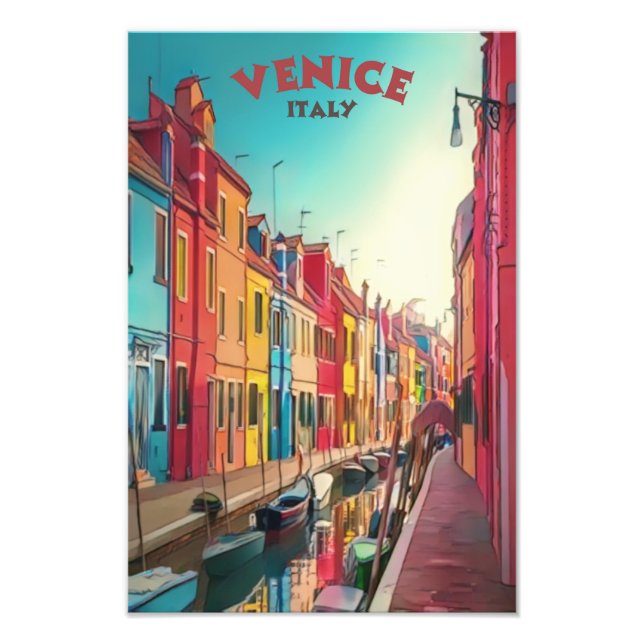 Venedig Italien Travel Fototryck (Framsidan)