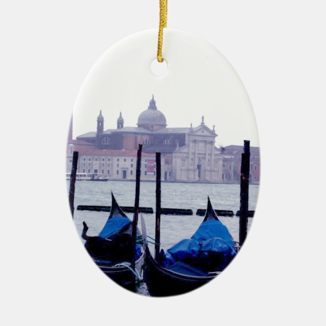 Venedig Italien Travel Julgransprydnad Keramik (Framsidan)