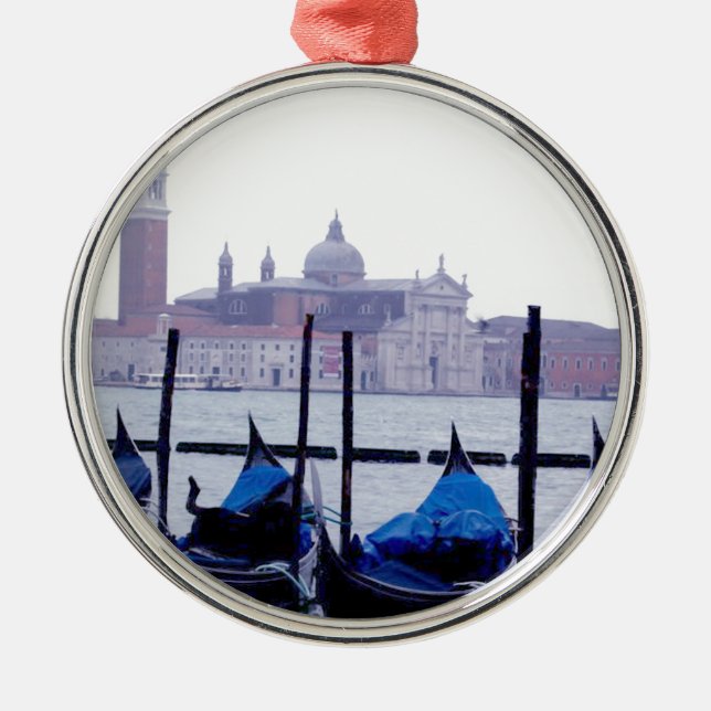 Venedig Italien Travel Julgransprydnad Metall (Framsidan)