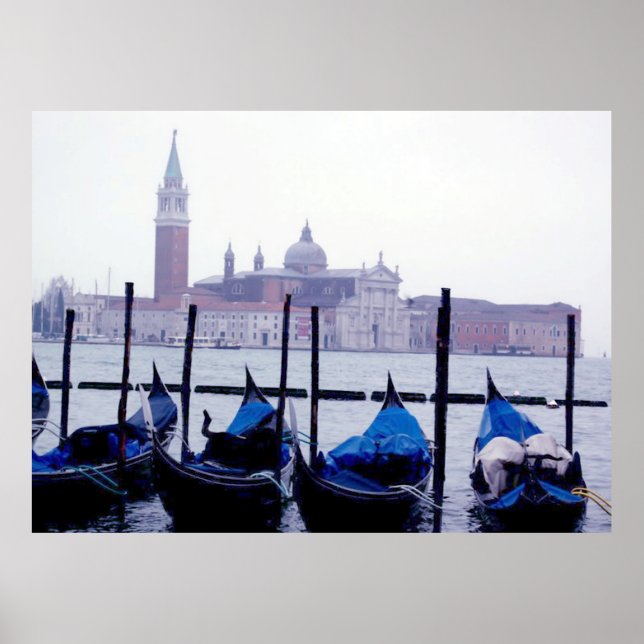 Venedig Italien Travel Poster (Framsidan)