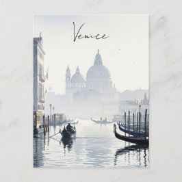 Venedig Italien Travel Souvenir Watercolor Vykort