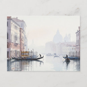 Venedig Italien Travel Souvenir Watercolor Vykort