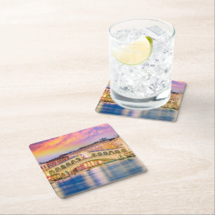 Venedig Italien Underlägg Papper Kvadrat