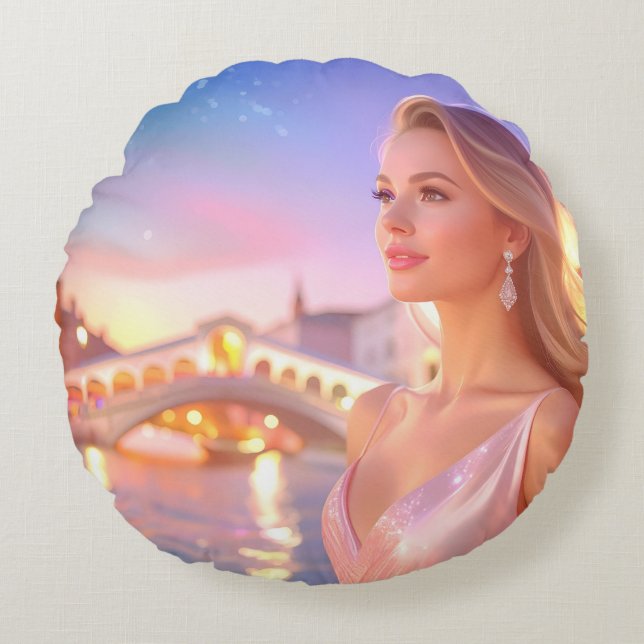 VENEDIG - ITALIEN - VENEZIA RUND KUDDE (Framsidan)