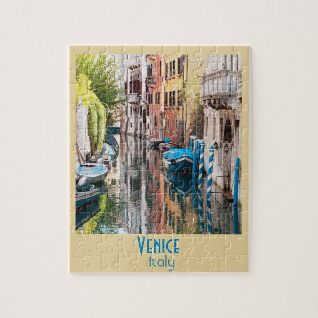 Venedig, Italien Vintage Jigszle Puzzle Pussel (Vertikal)