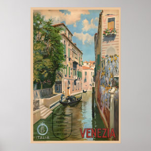 Venedig Italien Vintage Resa Poster Tryck