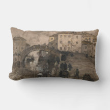 Venedig, Italien (Vintage venetianskt landskap)