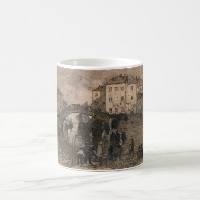 Venedig, Italien (Vintagen Venetian Ligcape) Kaffemugg (Center)