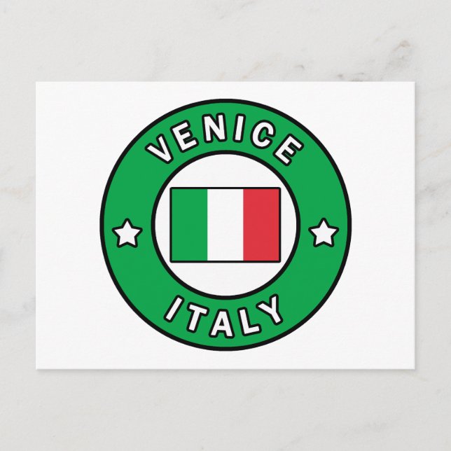 Venedig Italien Vykort (Framsida)