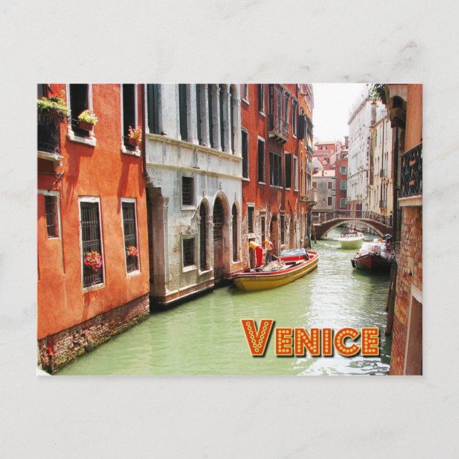 Venedig, Italien Vykort (Framsida)