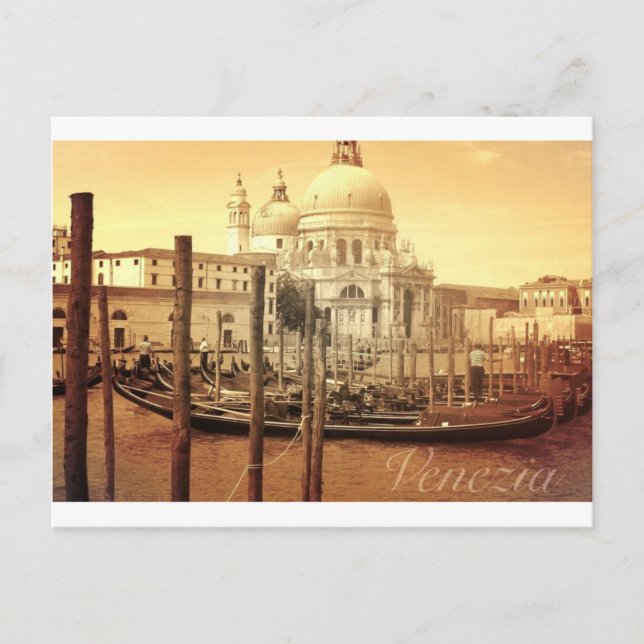 Venedig-Italien Vykort (Framsida)