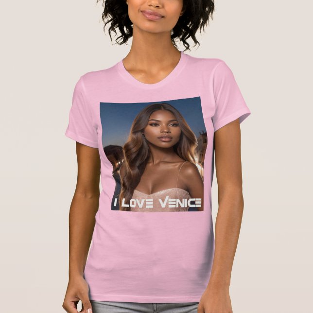 Venedig - JAG ÄLSKAR VENEDIG T Shirt (Framsida)