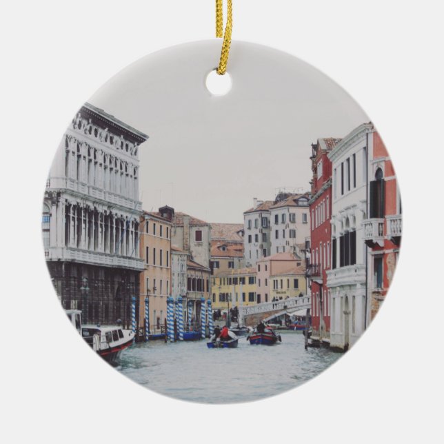 Venedig Julgransprydnad Keramik (Framsidan)