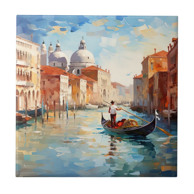 Venedig Kakelplatta (Framsidan)