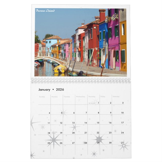 Venedig kalender (Jan 2026)