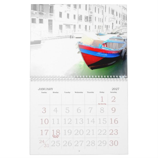 VENEDIG KALENDER (Jan 2027)