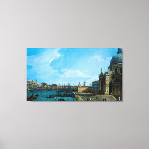 Venedig: Kanalen Canaletto Canvastryck
