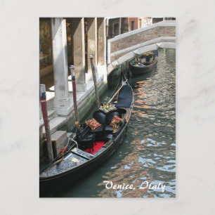 Venedig-kanalen, Italien Vykort