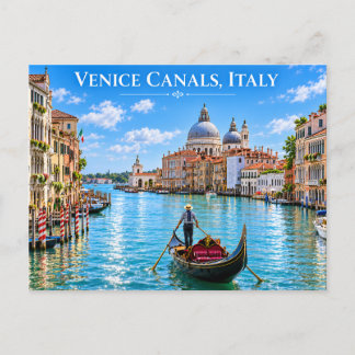 Venedig kanaler Dag Vis Kort