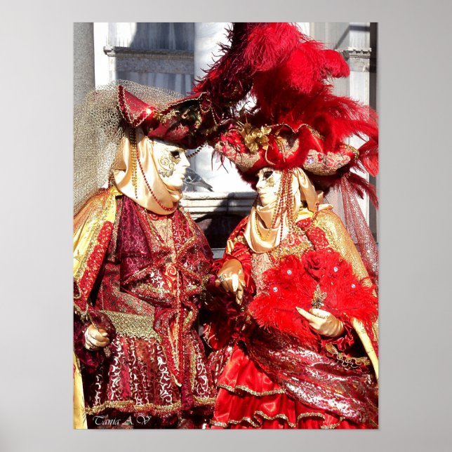 Venedig karnival poster (Framsidan)