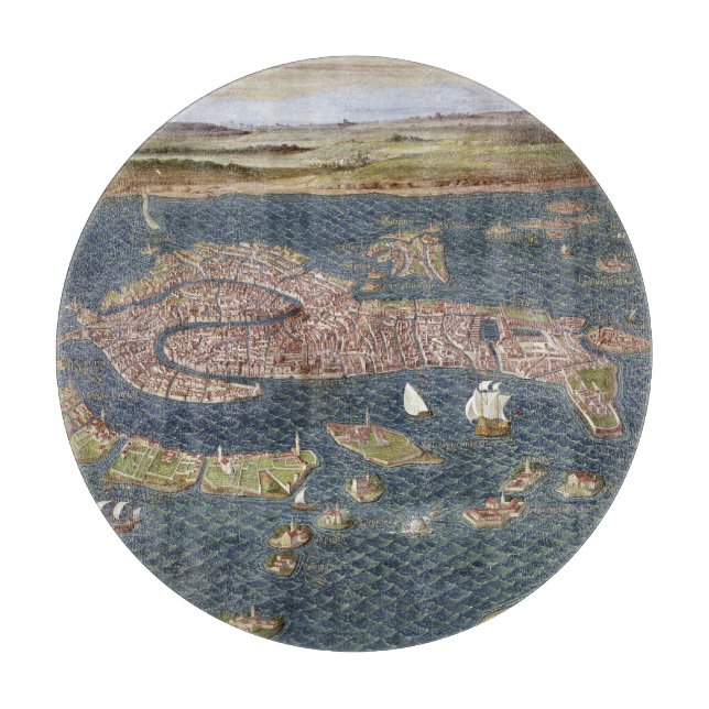 VENEDIG: KARTA 16TH ÅRHUNDRADE (Framsidan)