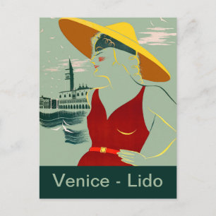 Venedig, Lido Vykort