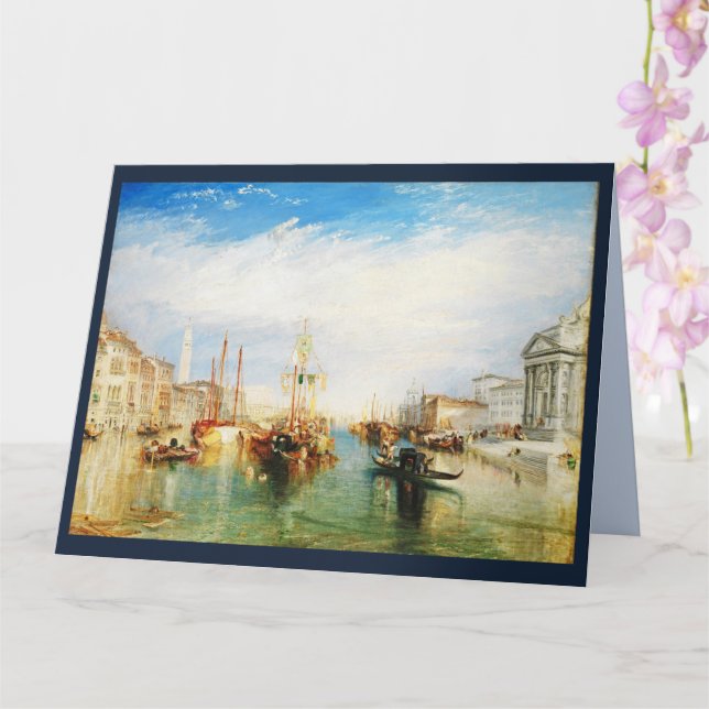 Venedig, Madonnas hamn av J. M. W. Turner Car Kort (Orkide)