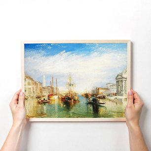 Venedig, Madonnas hamn av J. M. W. Turner Pho Fototryck