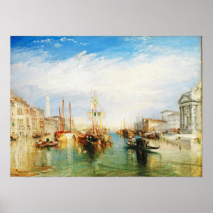 Venedig, Madonnas hamn av J. M. W. Turner Post Poster