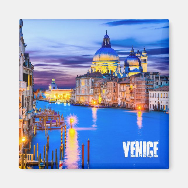 Venedig magnet med Grand Canal (Framsidan)