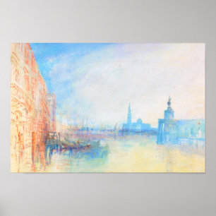 Venedig Munnen vid Grand Canal Joseph Mallord Poster