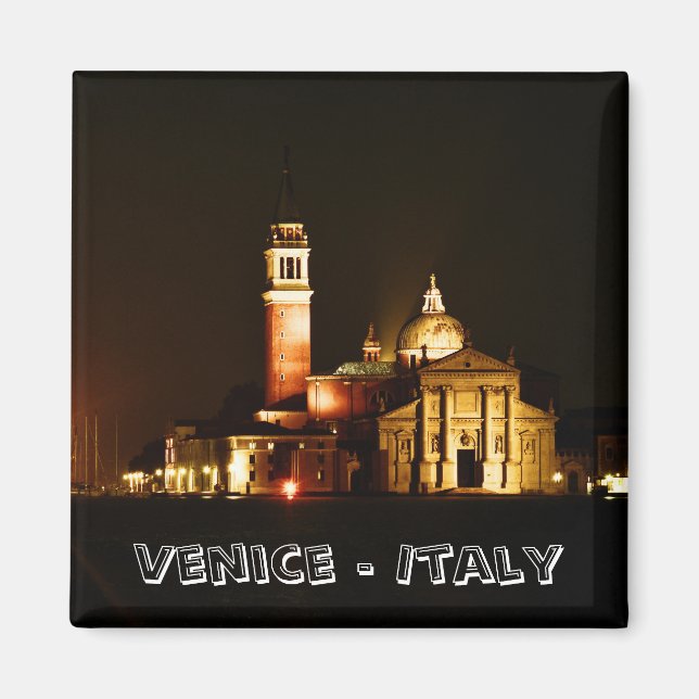 Venedig, Nattens stad (Fridge Magnet) Magnet (Framsidan)