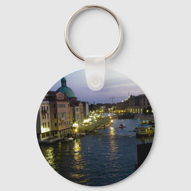 Venedig nattetid nyckelring (Framsida)