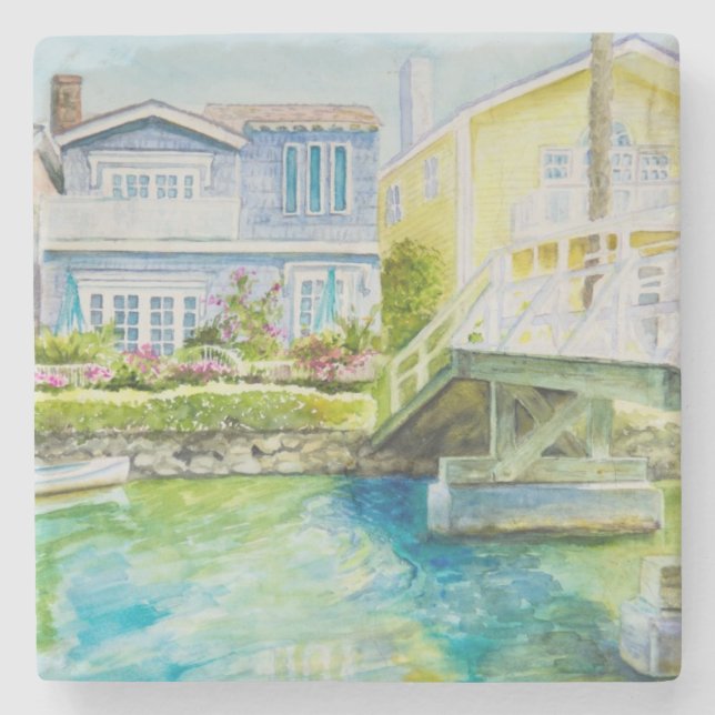 Venedig överbryggar underlägg sten (Framsidan)