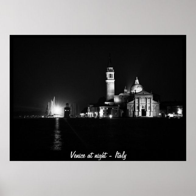 Venedig på natten, Italien nr 1 (Poster) Poster (Framsidan)