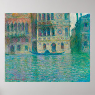 Venedig, Palazzo Dario (1908) av Claude Monet Poster