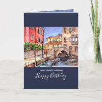 Venedig - penna och Tvätta vattenfärg