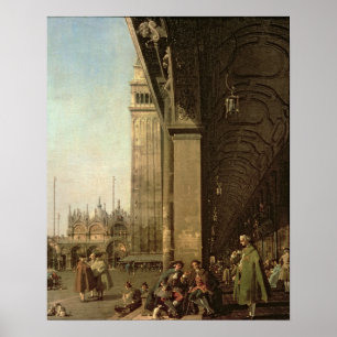 Venedig: Piazza di San Marco och colonnaden Poster