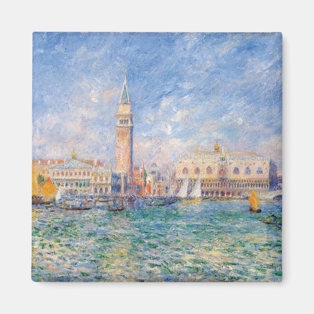 Venedig Pierre-Auguste Renoir Magnet (Framsidan)
