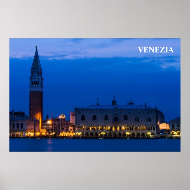 Venedig Poster med San Marco Square (Framsidan)