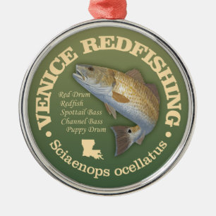Venedig Redfish Julgransprydnad Metall