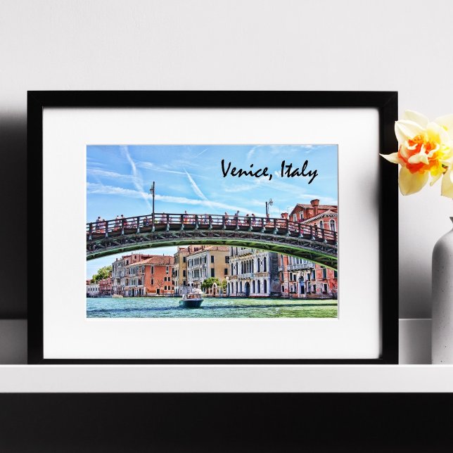 Venedig, Rialto-bronGrand Canal-affisch Poster (Skapare uppladdad)