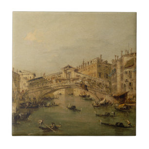 Venedig Rialtoen Kakelplatta